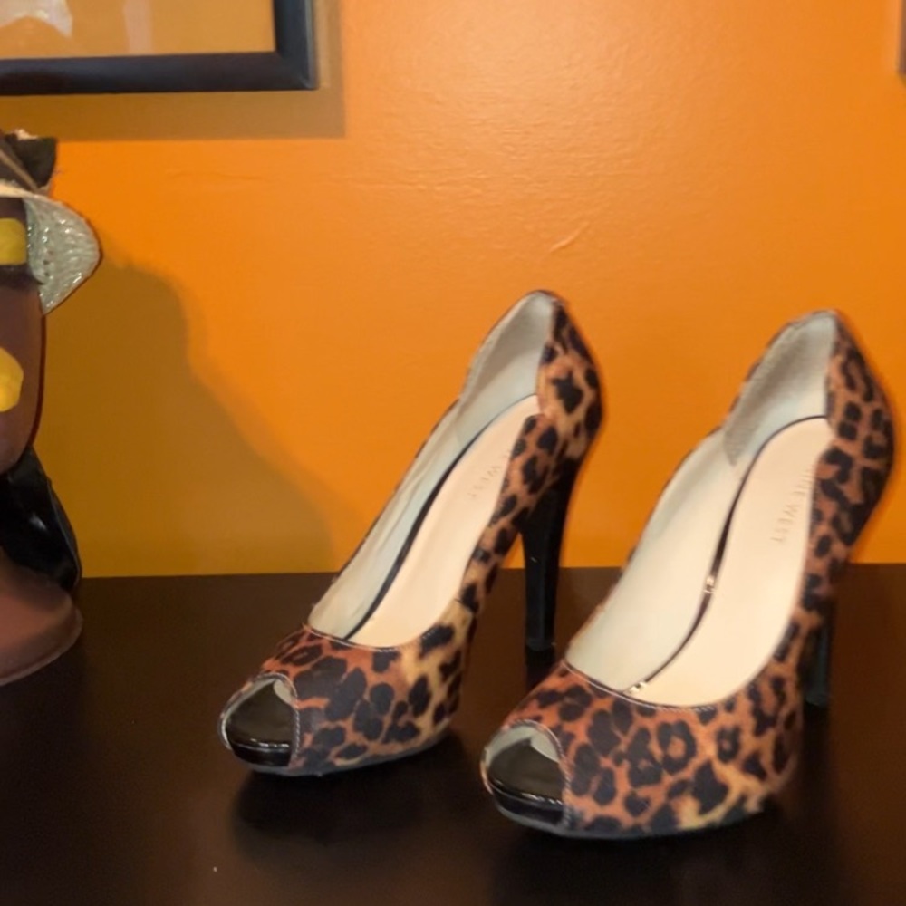 Nine West Brown and Black Stiletto Heels